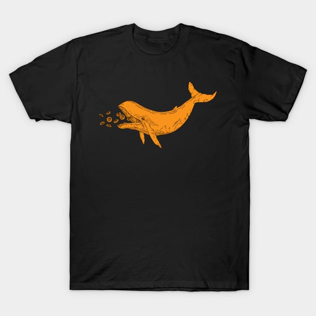 Bitcoin Whale T-Shirt by JimBryson